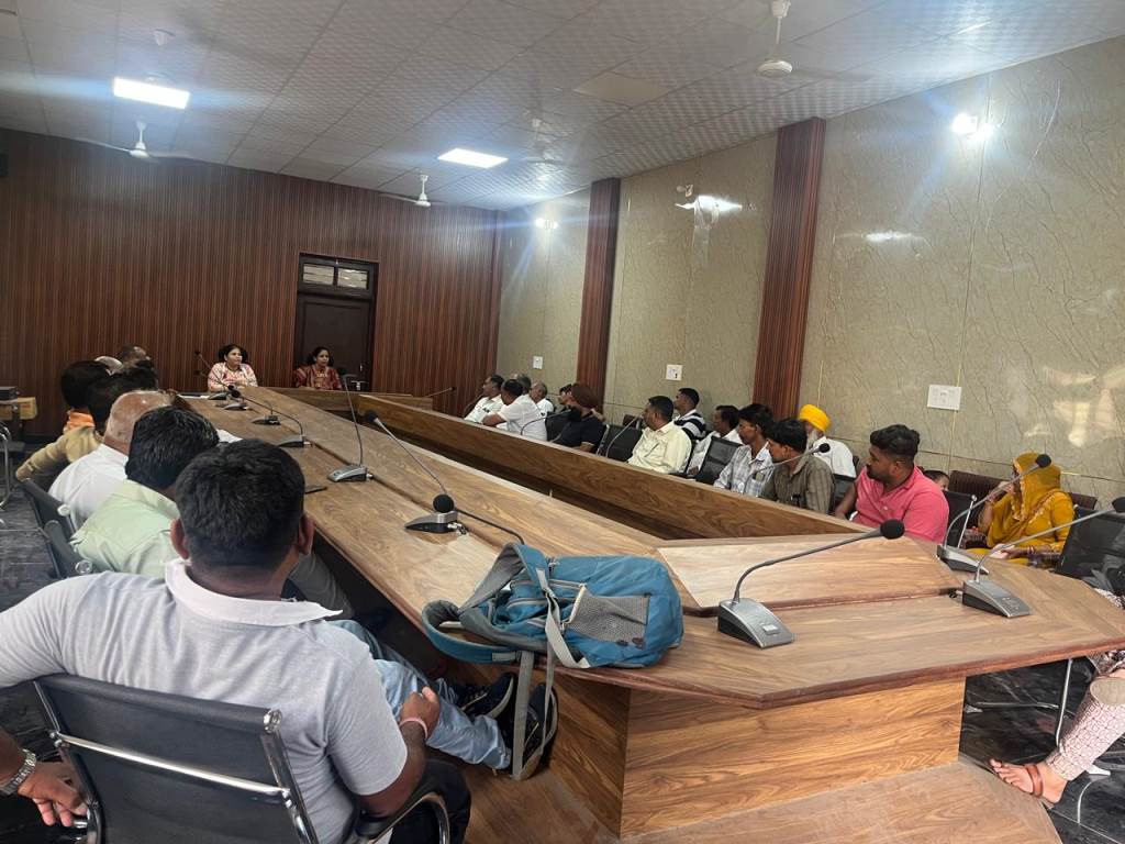 OneDay Training Program Organized for Sarpanchs of Indri Block